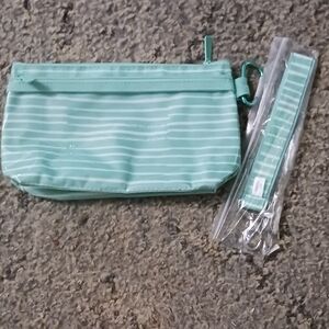 Thirty one clear clip pouch and hang it up key fob